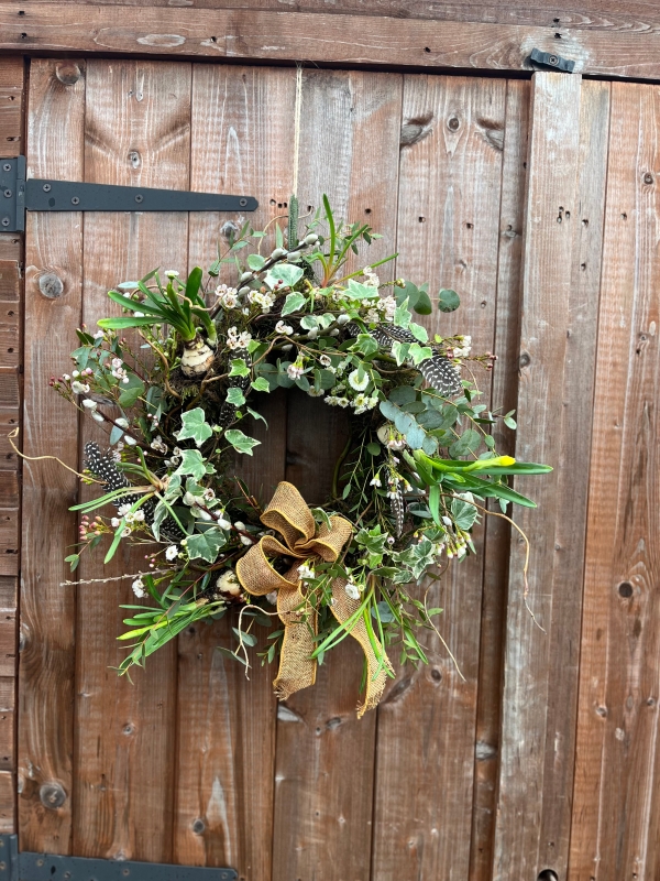 Living spring wreath workshop 22nd March