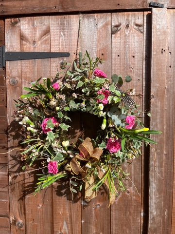 Living spring wreath workshop 22nd March