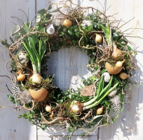 Living spring wreath workshop 22nd March